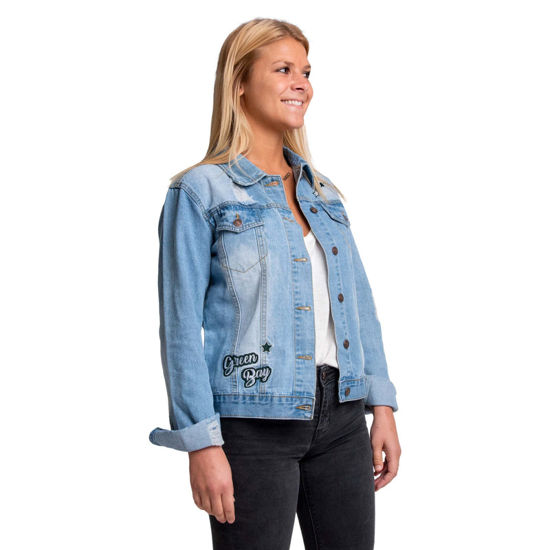 Kansas City Chiefs Womens Denim Jacket FOCO