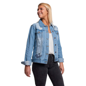 New England Patriots NFL Womens Denim Jacket
