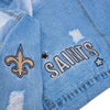 New Orleans Saints NFL Womens Denim Jacket