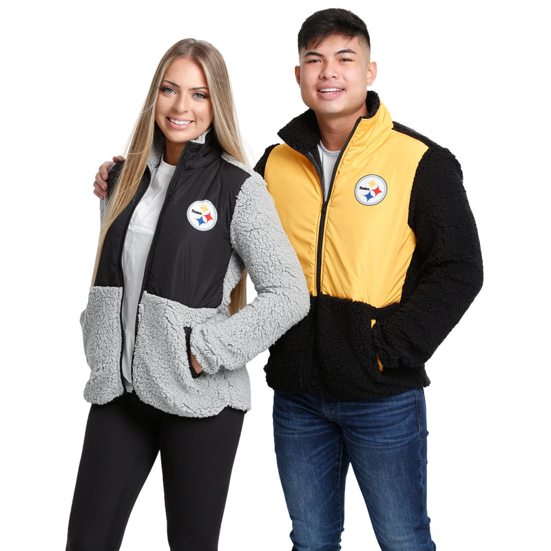 Pittsburgh Steelers Fleece & Sherpa Coat 