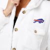 Buffalo Bills NFL Womens White Sherpa Jacket