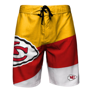 Kansas City Chiefs NFL Mens Color Dive Boardshorts