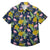 LA Galaxy MLS Mens Floral Button Up Shirt