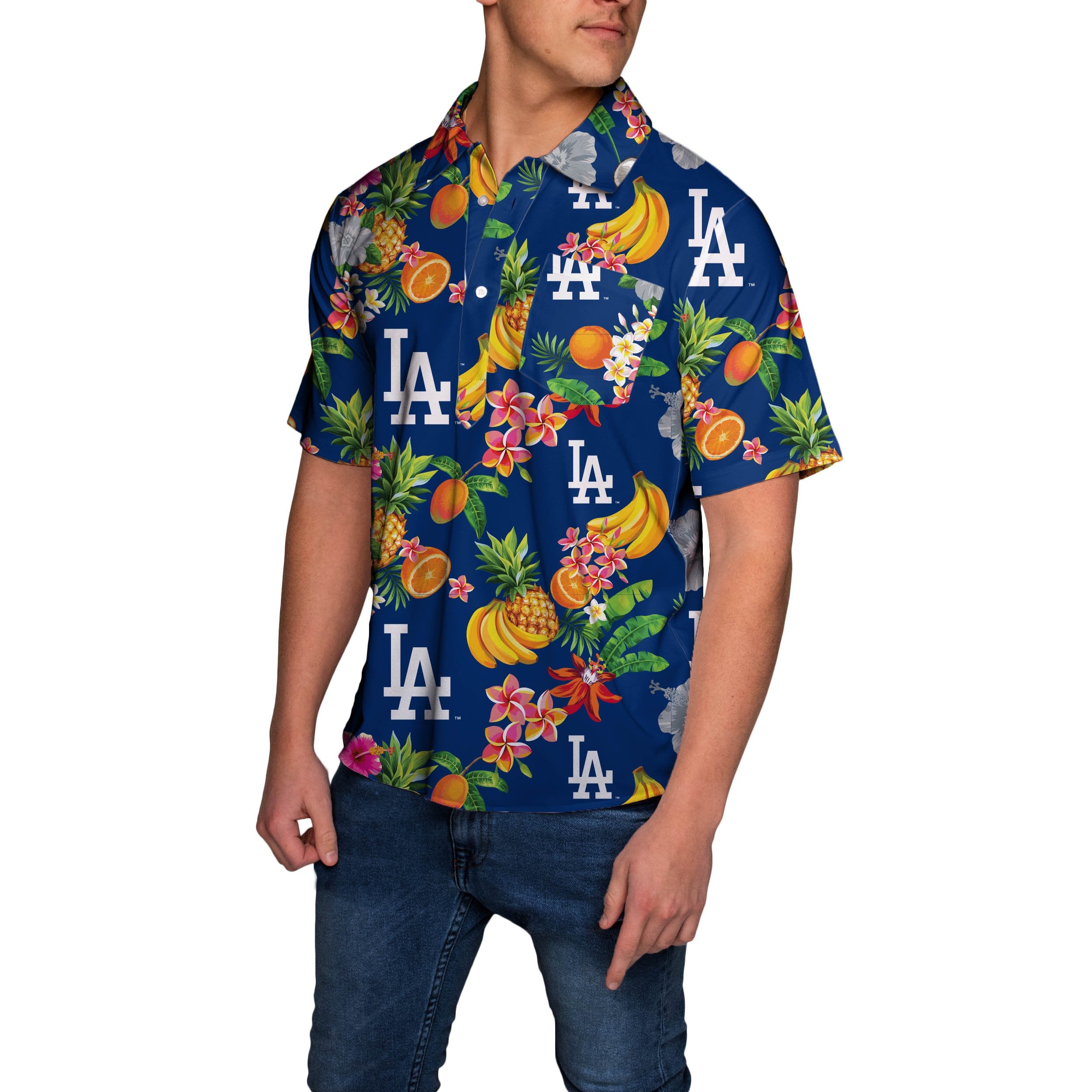 La Dodgers Tropical Hawaiian Shirt
