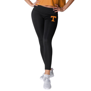 Tennessee Volunteers NCAA Womens Calf Logo Black Leggings