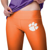 Clemson Tigers NCAA Womens Solid Big Wordmark Leggings