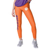 Clemson Tigers NCAA Womens Solid Big Wordmark Leggings