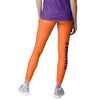 Clemson Tigers NCAA Womens Solid Big Wordmark Leggings