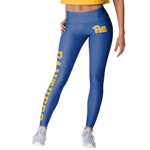 Pittsburgh Panthers NCAA Womens Solid Big Wordmark Leggings