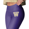 Washington Huskies NCAA Womens Solid Big Wordmark Leggings