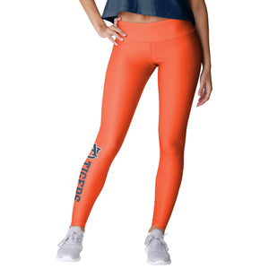 Auburn Tigers NCAA Womens Solid Wordmark Leggings