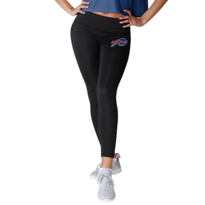 Buffalo Bills NFL Womens Calf Logo Black Leggings