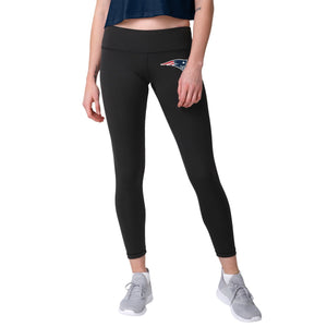 New England Patriots NFL Womens Calf Logo Black Leggings