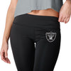 Las Vegas Raiders NFL Womens Calf Logo Black Leggings