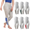 NFL Womens Gray Leggings - Pick Your Team!