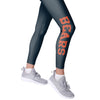 Chicago Bears NFL Womens Solid Big Wordmark Leggings