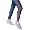 New England Patriots NFL Womens Solid Big Wordmark Leggings