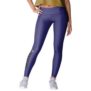 Baltimore Ravens NFL Womens Solid Wordmark Leggings