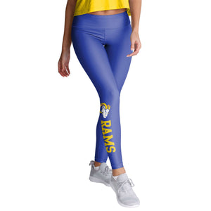 Los Angeles Rams NFL Womens Solid Wordmark Leggings