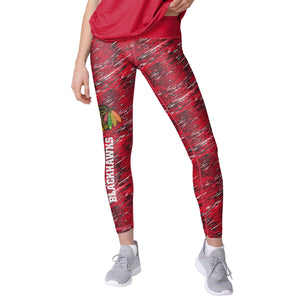 Chicago Blackhawks NHL Womens Static Rain Leggings