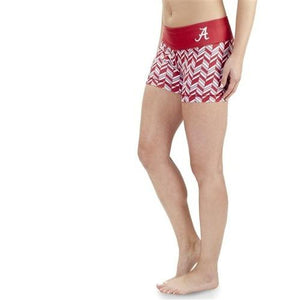 Womens Thematic Fun Print Bootie Shorts Alabama Crimson Tide