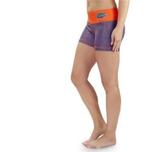 Womens Thematic Fun Print Bootie Shorts Florida Gators