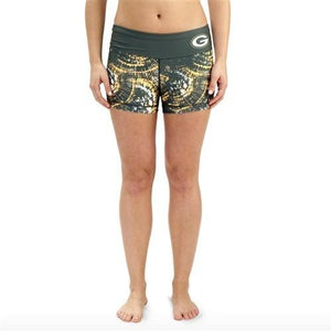 NFL 2014 Womens Thematic Fun Print Bootie Shorts Green Bay Packers