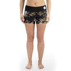 NFL 2014 Womens Thematic Fun Print Bootie Shorts Pittsburgh Steelers