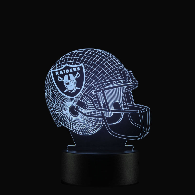Las Vegas Raiders NFL Helmet Desk Light Las Vegas Raiders NFL Helmet Desk Light