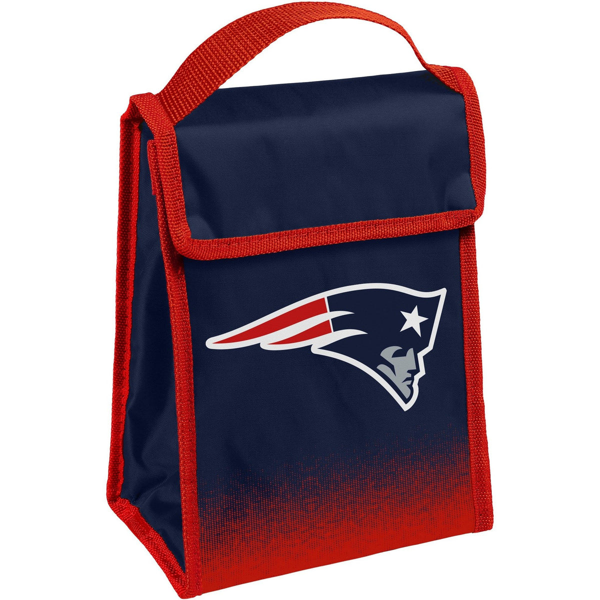 New England Patriots NFL Gradient Hook & Loop Lunch Bag