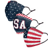 Patriotic Adjustable 3 Pack Face Cover