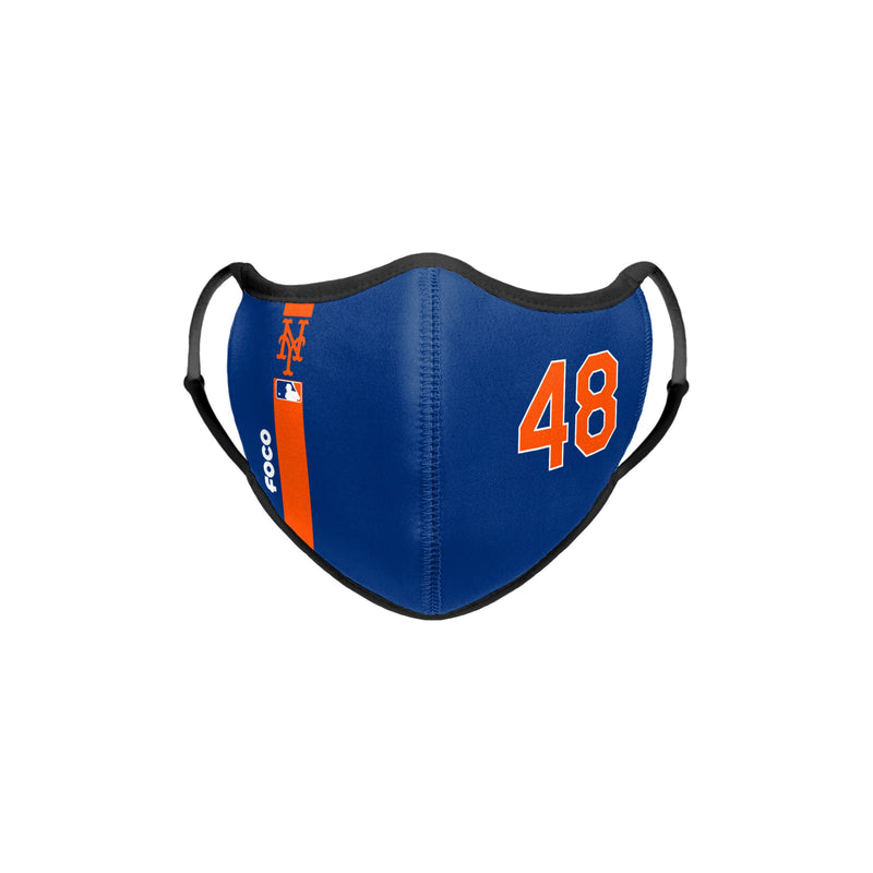 New York Mets MLB Jacob deGrom On-Field Adjustable Blue & Orange Face