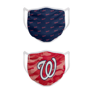 Washington Nationals MLB Clutch 2 Pack Face Cover