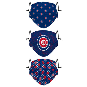 Chicago Cubs MLB Gameday Gardener 3 Pack Face Cover