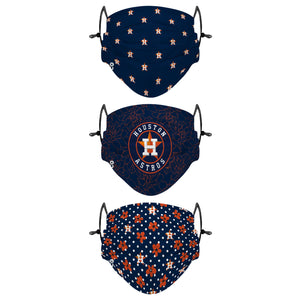 Houston Astros MLB Gameday Gardener 3 Pack Face Cover