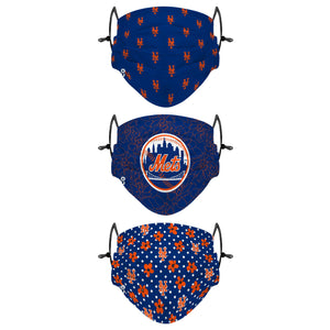 New York Mets MLB Gameday Gardener 3 Pack Face Cover