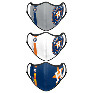 Houston Astros MLB Sport 3 Pack Face Cover