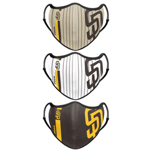 San Diego Padres MLB Sport 3 Pack Face Cover
