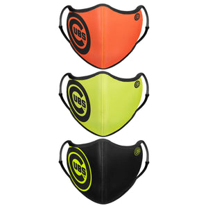 Chicago Cubs MLB Highlights Sport 3 Pack Face Cover