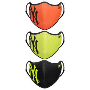 New York Yankees MLB Highlights Sport 3 Pack Face Cover