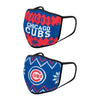 Chicago Cubs MLB Mens Knit 2 Pack Face Cover