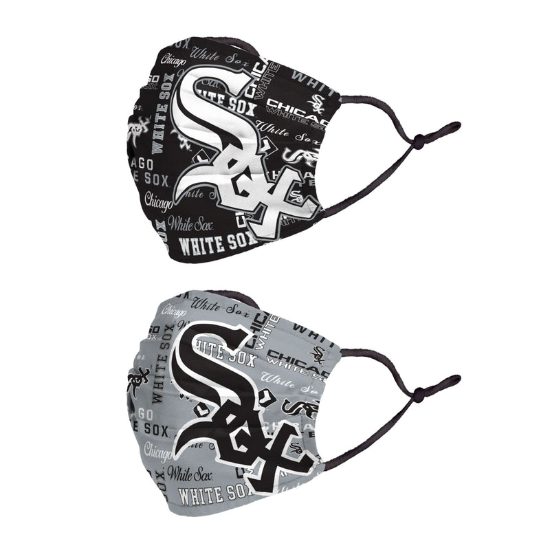 MLB Chicago White Sox YOUTH SIZE Gameday Adjustable Face Mask Two