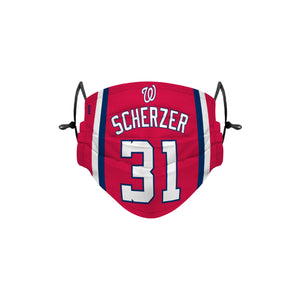 Washington Nationals MLB Max Scherzer Adjustable Face Cover