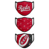 Cincinnati Reds MLB 3 Pack Face Cover