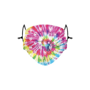 New York Mets MLB Pastel Tie-Dye Adjustable Face Cover