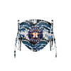 Houston Astros MLB Tie-Dye Beaded Tie-Back Face Cover