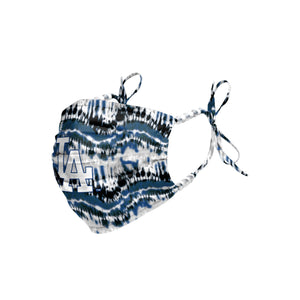 Los Angeles Dodgers MLB Tie-Dye Beaded Tie-Back Face Cover
