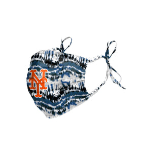 New York Mets MLB Tie-Dye Beaded Tie-Back Face Cover