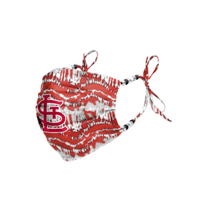 St Louis Cardinals MLB Tie-Dye Beaded Tie-Back Face Cover