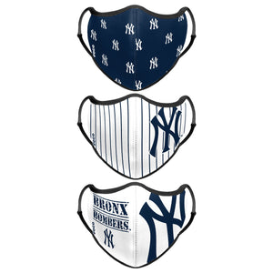 New York Yankees MLB Thematic Sport 3 Pack Face Cover